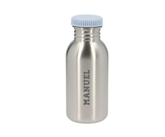 Botella Acero Básica Serenity Blue Personalizable 500ml