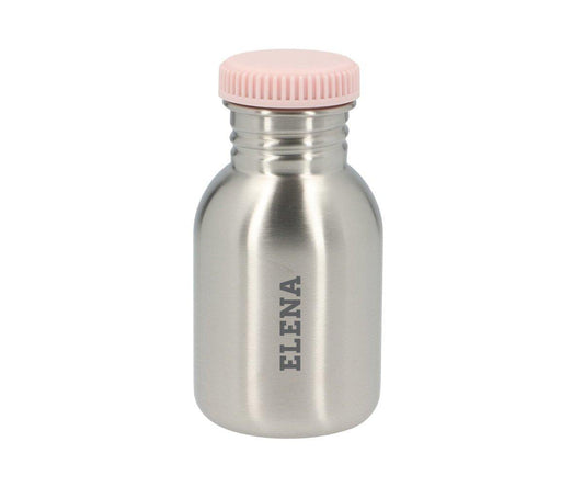 Botella Acero Básica Cotton Pink Personalizable 350ml