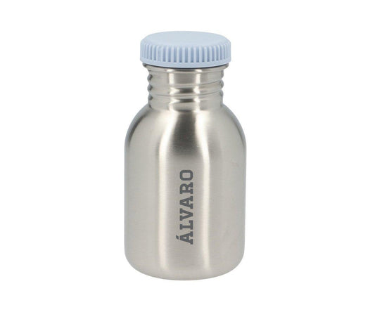 Botella Acero Básica Serenity Blue Personalizable 350ml