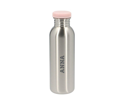 Botella Acero Básica Cotton Pink Personalizable 750ml