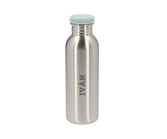 Botella Acero Básica Sea Green Personalizable 750ml