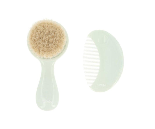 Set Peine y Cepillo Tutete Sage Serenity Personalizable