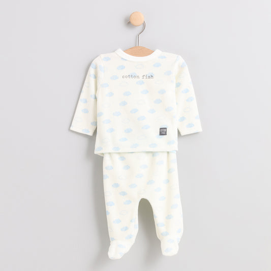 Conjunto niño Nubes Azules