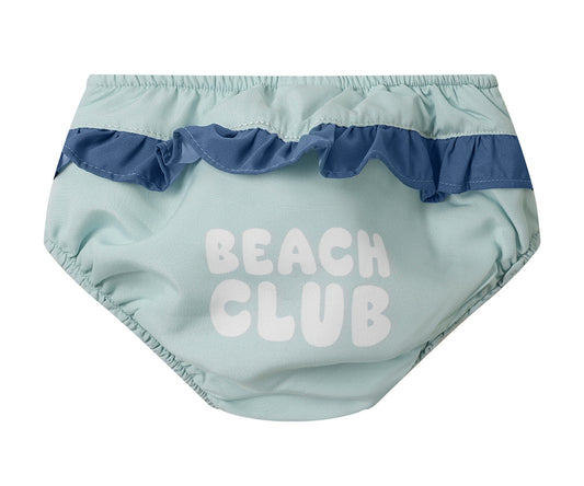 Bañador Pañal Volantes Stripes Blues & Beyond