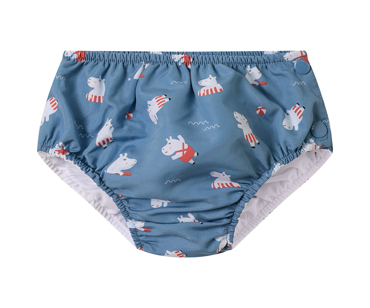 Bañador pañal Hippos