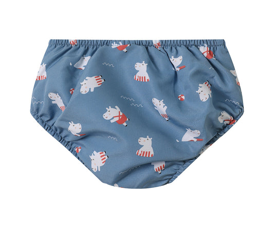 Bañador pañal Hippos