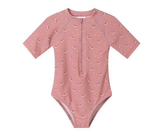 Bañador con cremallera Whale Pink