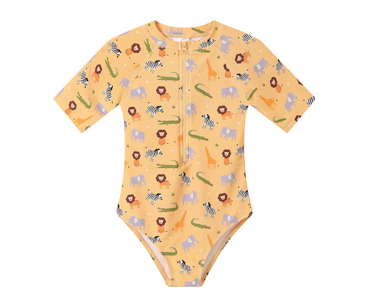 Bañador con cremallera Wild Animals