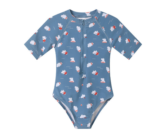 Bañador con cremallera Hippos
