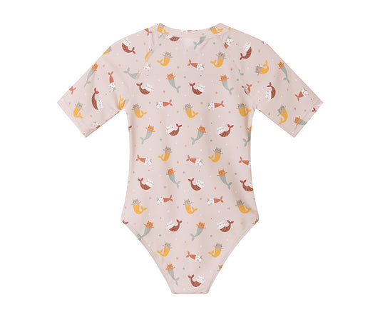 Bañador con cremallera Mermaid Cats