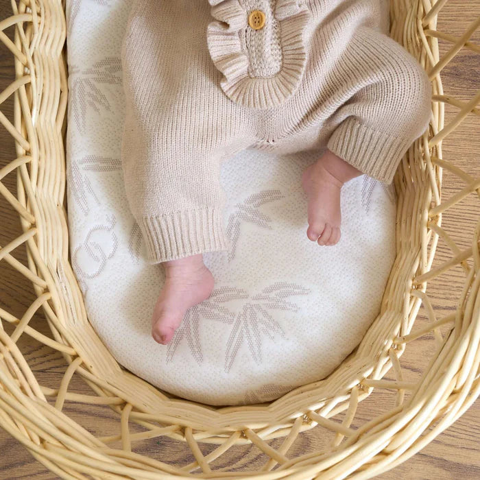 Colchón para moisés de Bambú natural (65x28 cm)