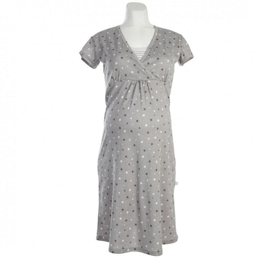 Camisón de lactancia STARLIGHT gris