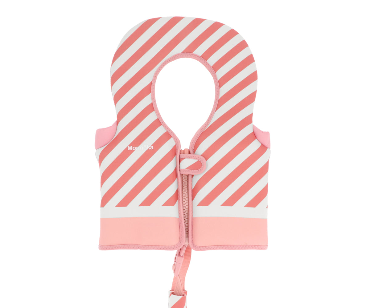 Chaleco Flotador Aprendizaje Stripes Bloom & Blush