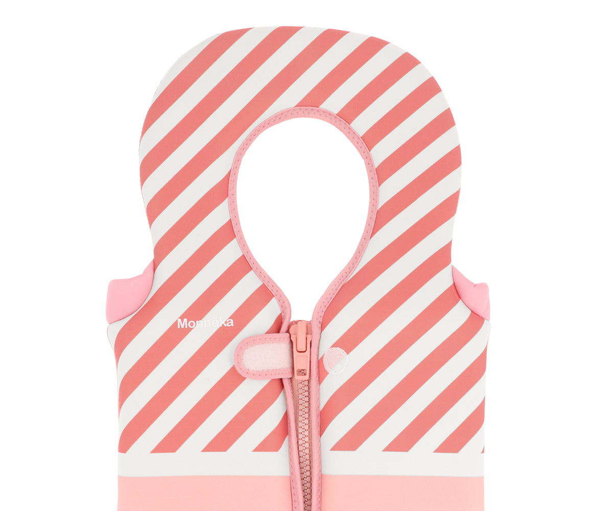 Chaleco Flotador Aprendizaje Stripes Bloom & Blush