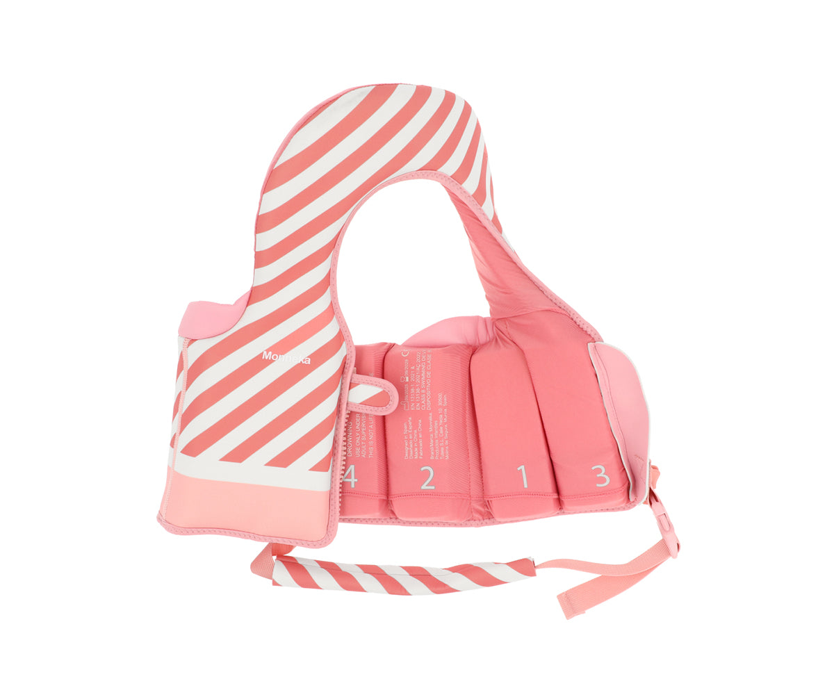 Chaleco Flotador Aprendizaje Stripes Bloom & Blush
