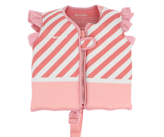 Chaleco Flotador Aprendizaje Stripes Bloom & Blush