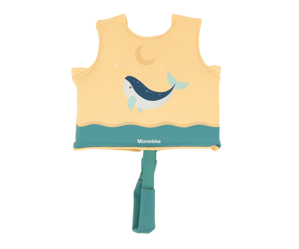 Chaleco Flotador Aprendizaje Whale Teal