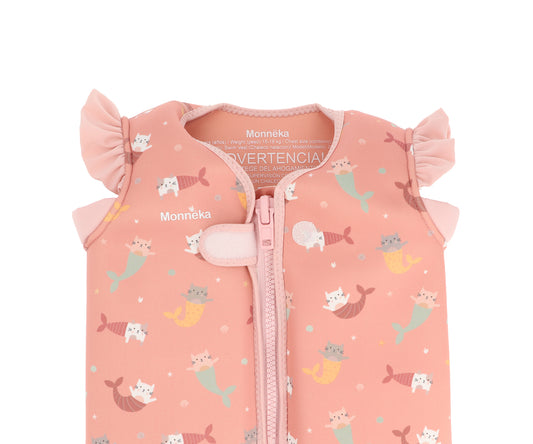 Chaleco Flotador Aprendizaje Mermaid Cats