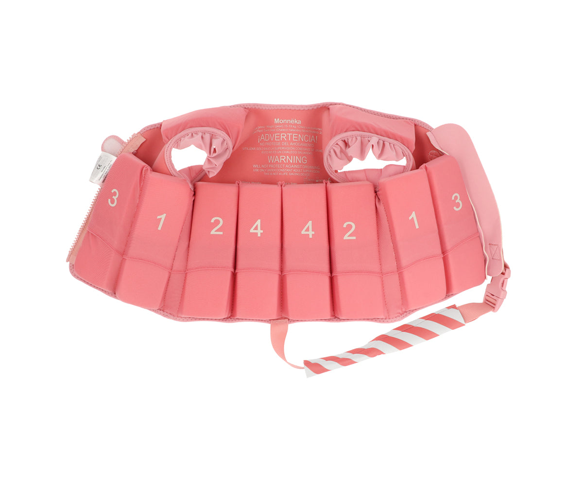 Chaleco Flotador Aprendizaje Stripes Bloom & Blush