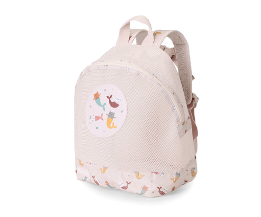 Mochila Infantil Antiarena Mermaid Cats
