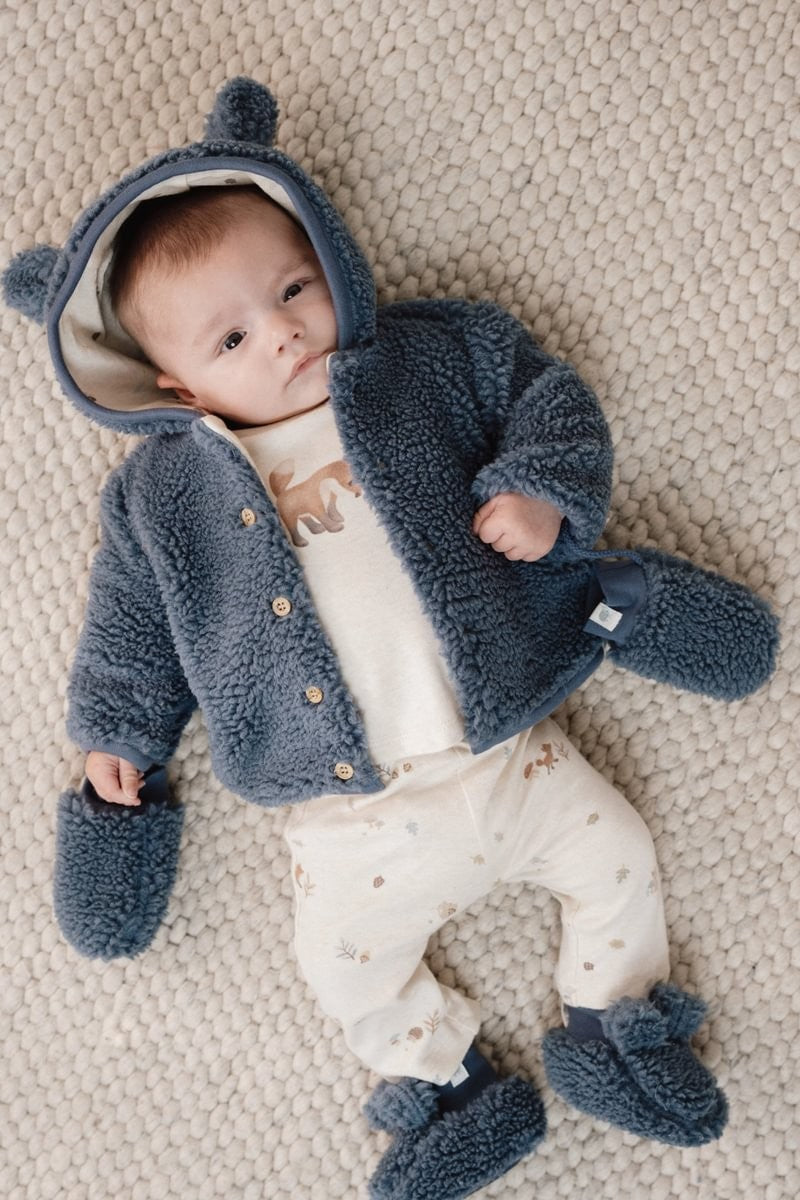 Cardigan Teddy Azul