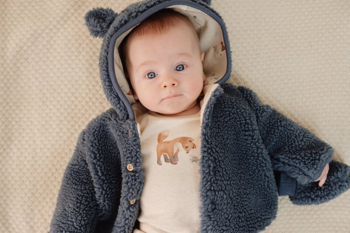 Cardigan Teddy Azul