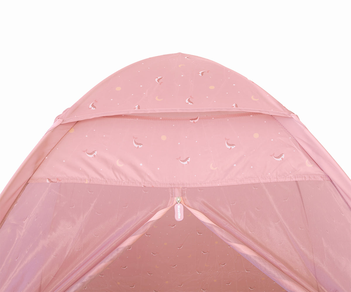 Carpa con Protector Antimosquitos Whale Pink