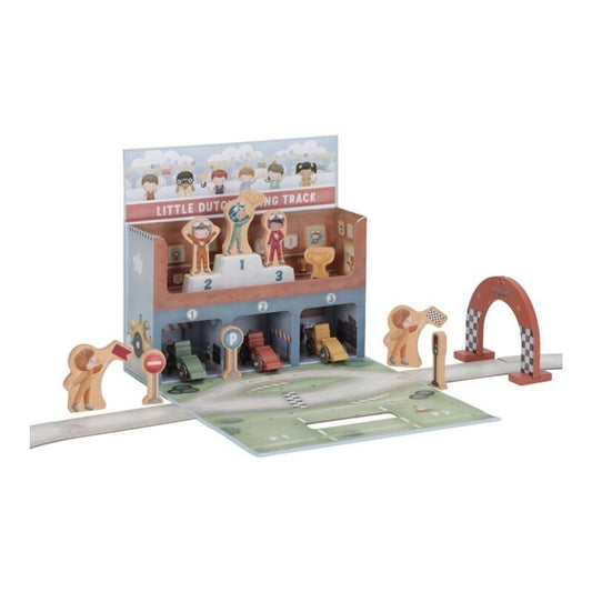 CAJA DE JUEGO CON PISTA CARRERAS FSC LIT