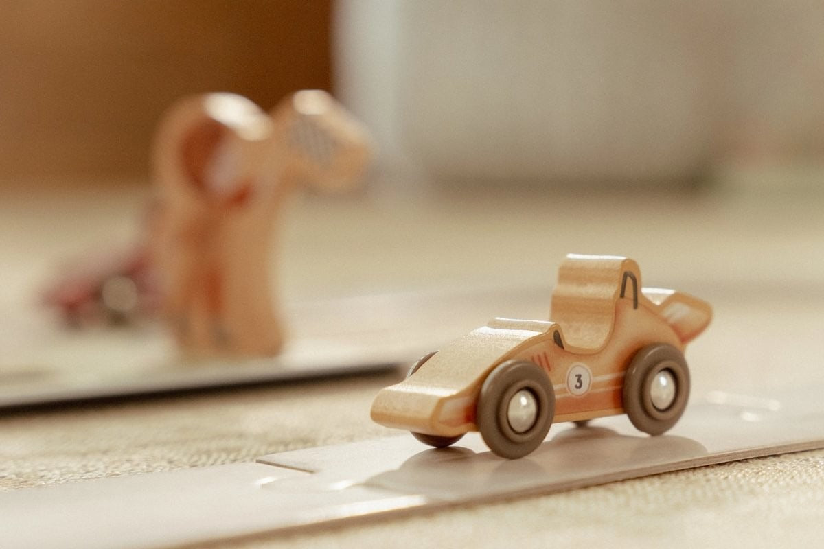 CAJA DE JUEGO CON PISTA CARRERAS FSC LITTLE DUTCH