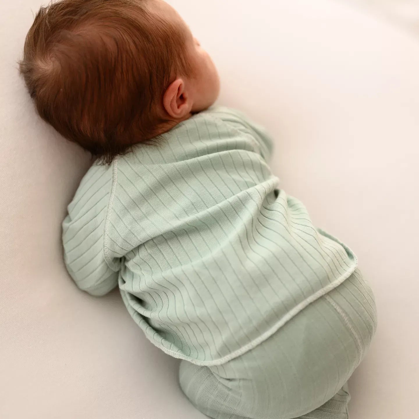 Primera Puesta Canalé Mint Algodón Orgánico