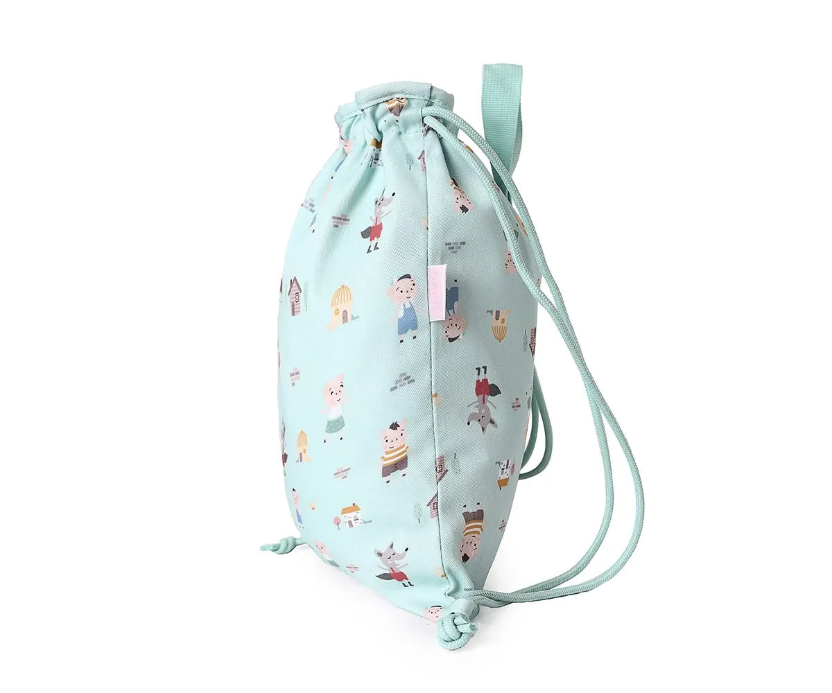 Mochila Saco Tela The Three Little Pigs Personalizable