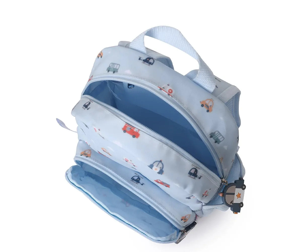 Mochila Infantil City Cars Personalizable