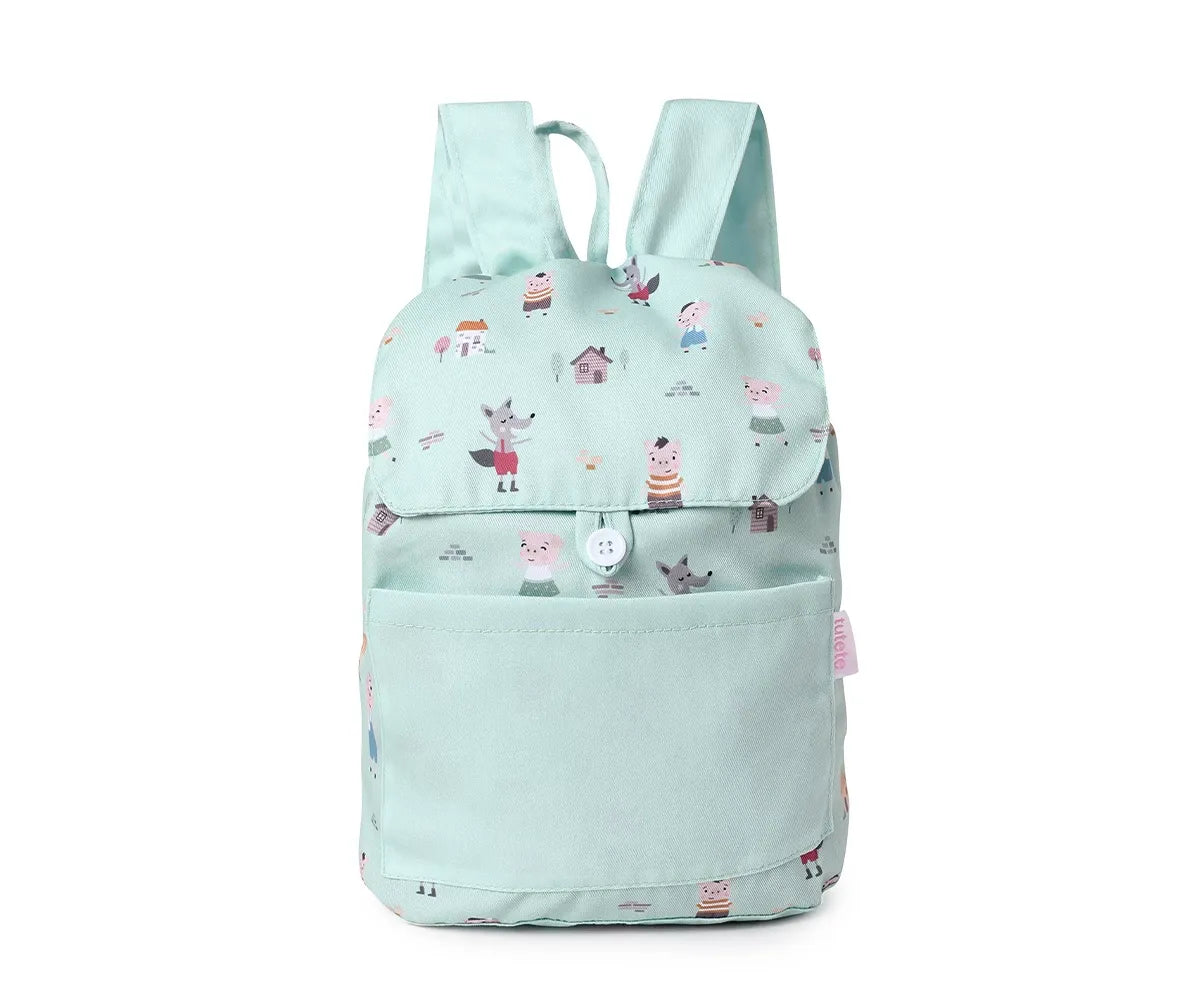 Mochila Pequeña The Three Little Pigs Personalizable