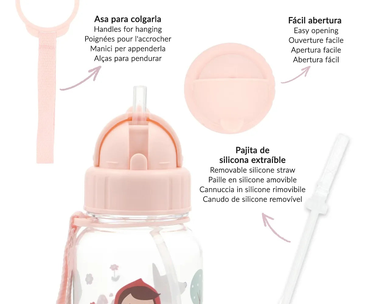 Botella Plástico Little Red Personalizable