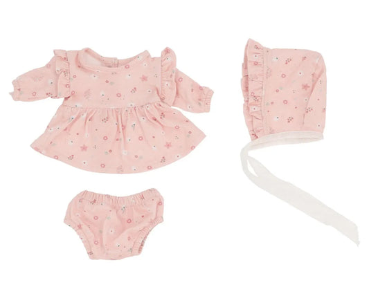 Muñeco Helena con Vestido y Gorrito Pink Flowers