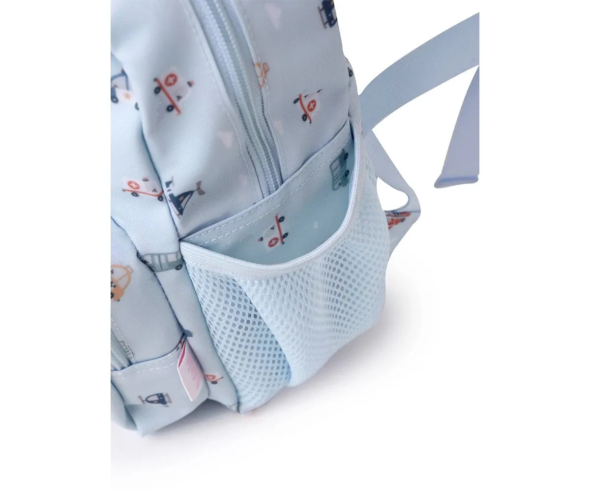 Mochila Infantil City Cars Personalizable