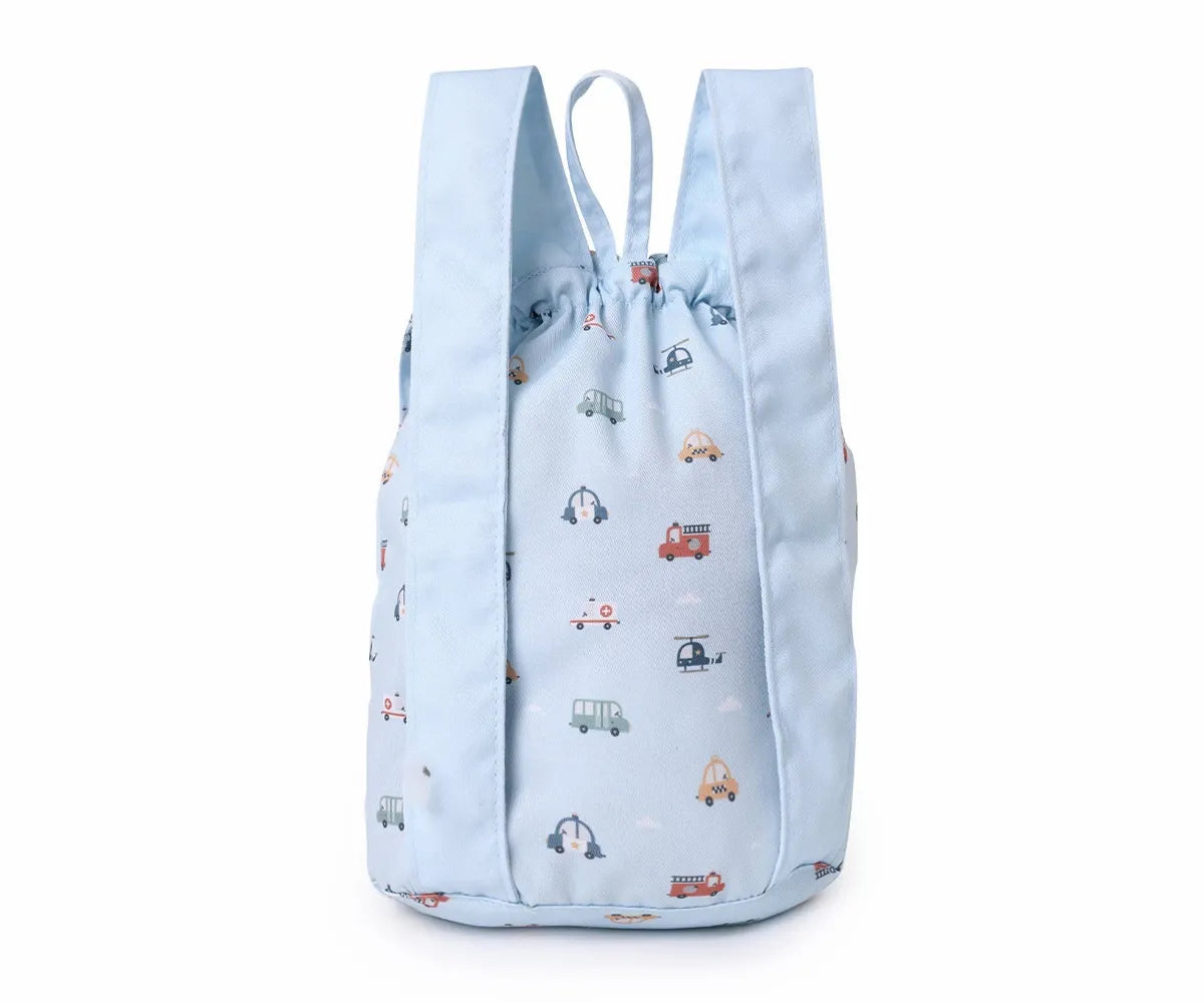 Mochila Pequeña Tela City Cars Personalizable