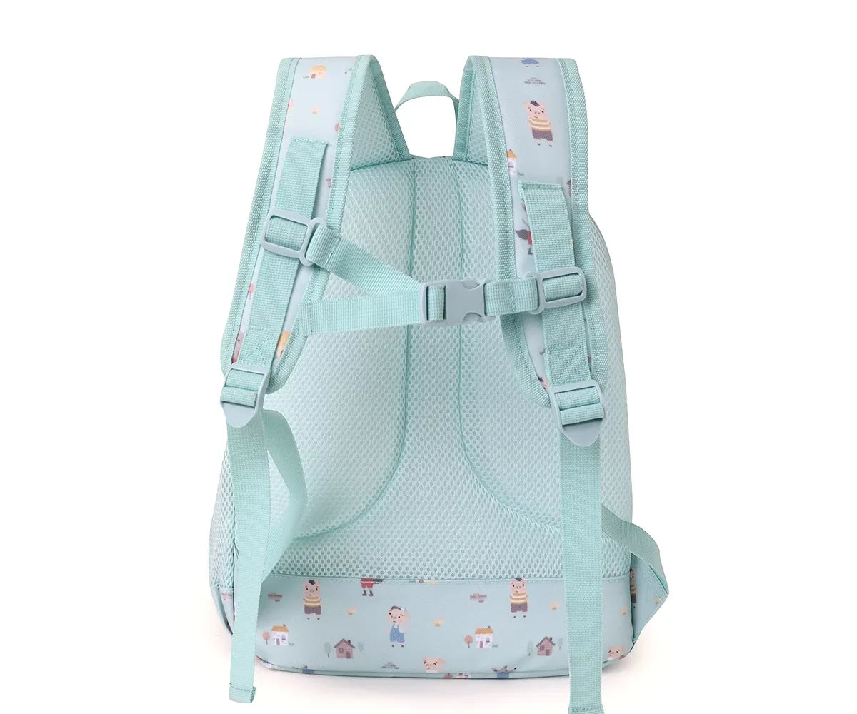 Mochila Mediana The Three Little Pigs + Llavero Personalizable