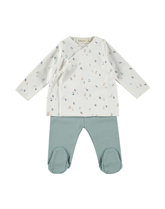 Jubón + polaina LAVANDA MARFIL