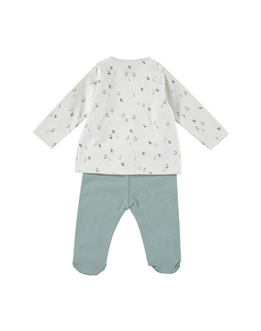 Jubón + polaina LAVANDA MARFIL