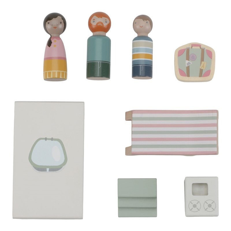 SET COCHE Y CARAVANA FSC LITTLE DUTCH