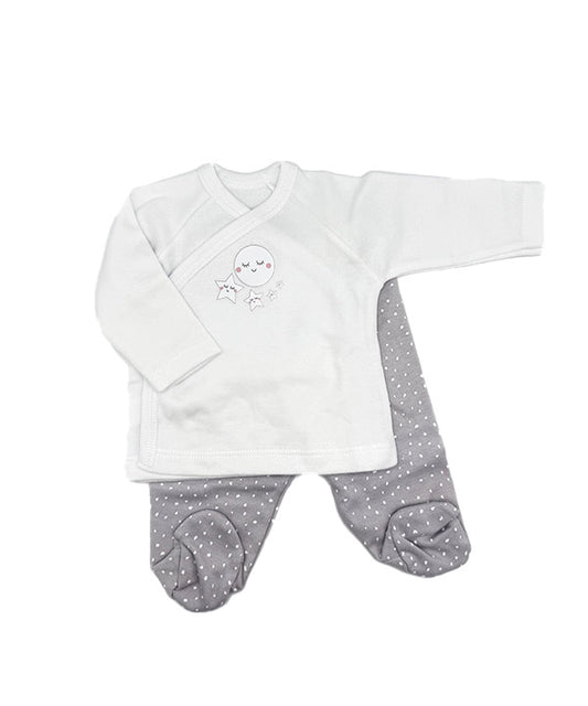 Conjunto Madreluna Gris Jubón y Polaina