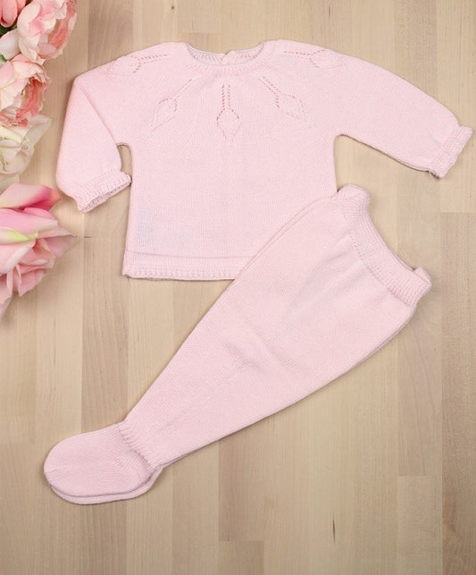 Conjunto tricot MAGNOLIA rosa