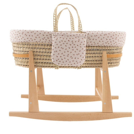 MOISES BEBE MIO CUCO + PATAS INDIANA BEIGE/FLORES 39x80x61 CM
