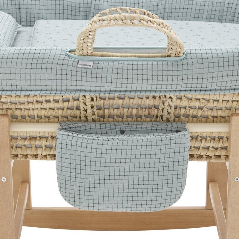 MOISES BEBE MIO CUCO + PATAS MISISIPI SQUARE IN GREEN/GREE 39x80x61 CM