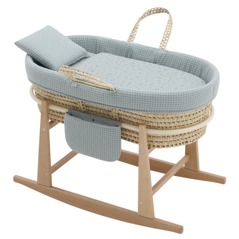 MOISES BEBE MIO CUCO + PATAS MISISIPI SQUARE IN GREEN/GREE 39x80x61 CM