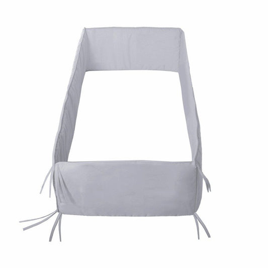 PROTECTOR CUNA 420 420x30x3 CM LISO E GRIS