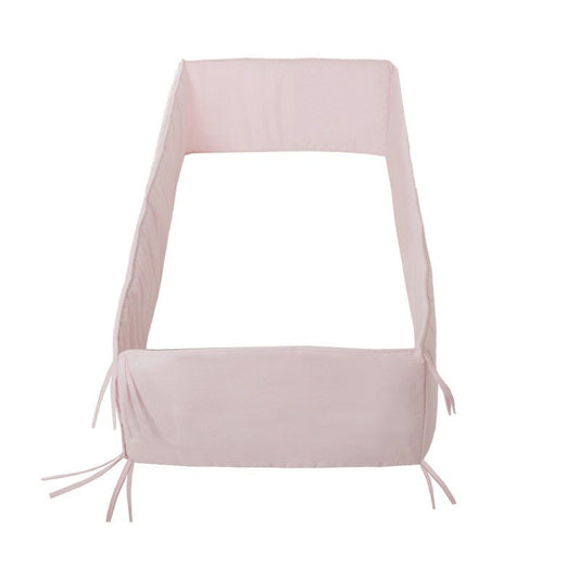 PROTECTOR CUNA 420 420x30x3 CM LISO E ROSA EMPOLVADO