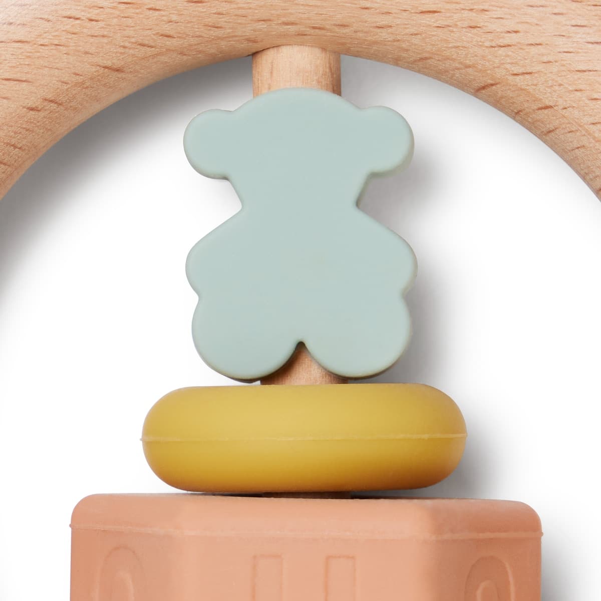 Sonajero de silicona y madera Tous