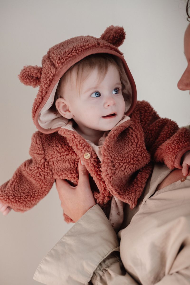 Cardigan Teddy Rosa